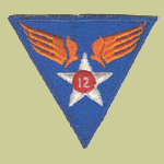 12th Army Air Forces WW2 Patch